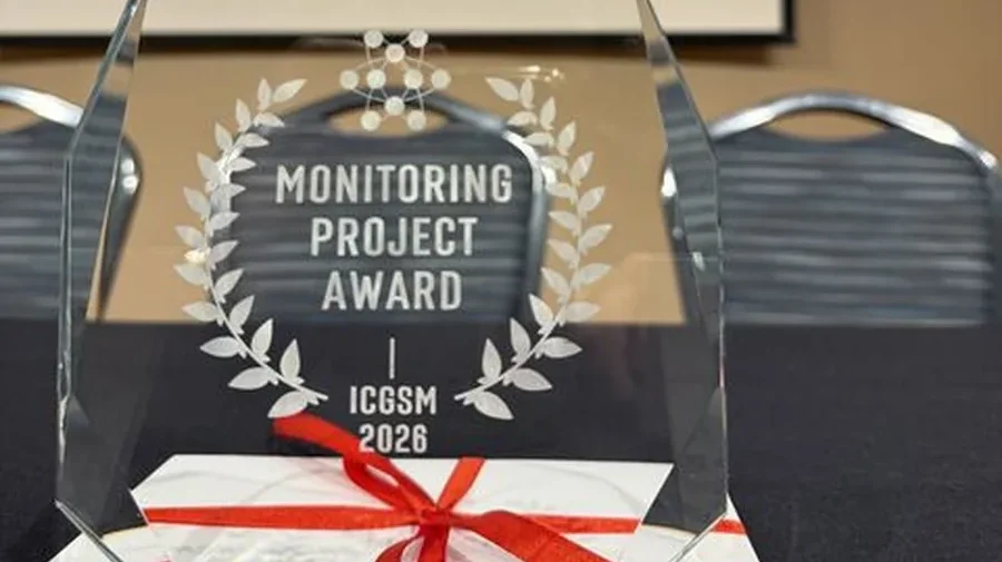 ICGSM 2026 Monitoring Project Award trophy