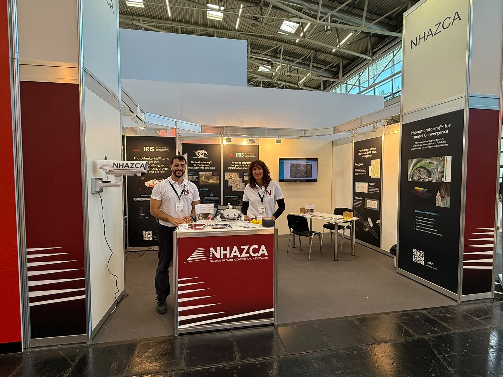 Il team NHAZCA allo stand di INTERGEO 2026, Monaco di Baviera